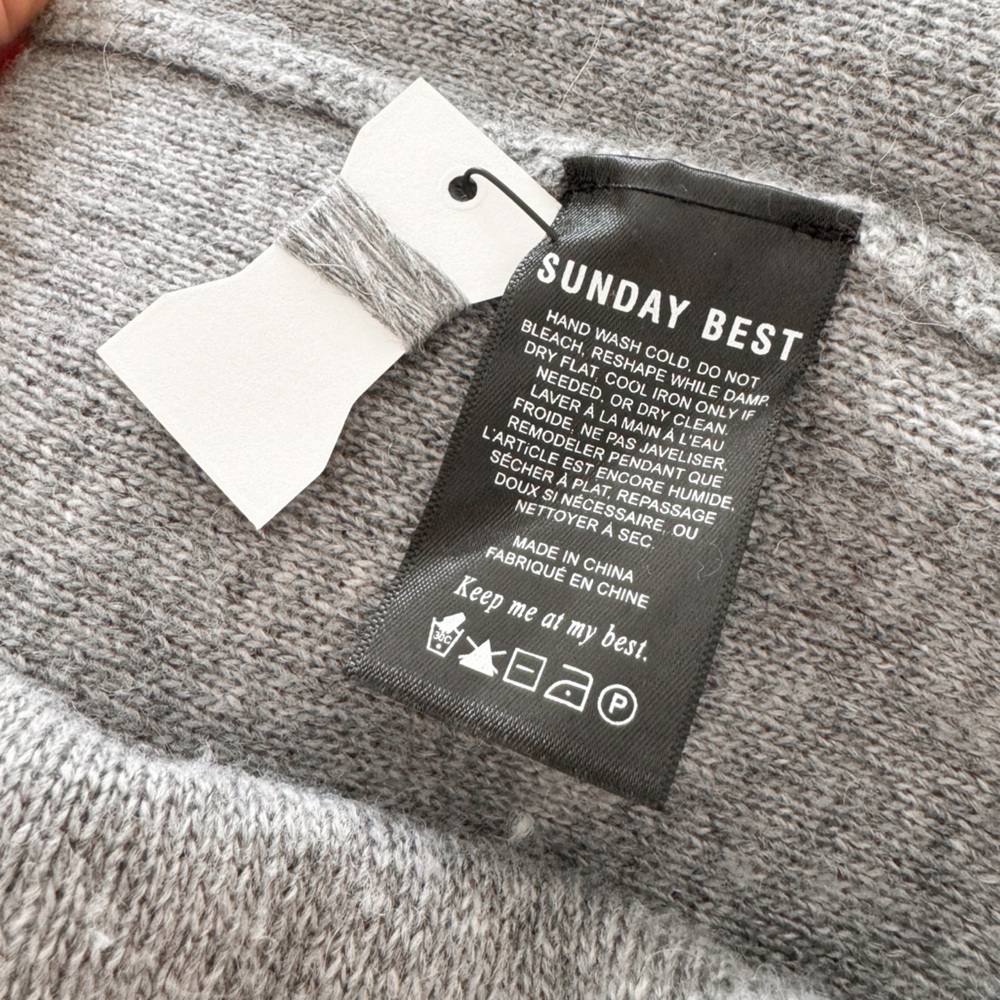 🏷️ SOLD • SUNDAY BEST • Sylvia Cardigan in Grey • XS - Picture 9 of 14